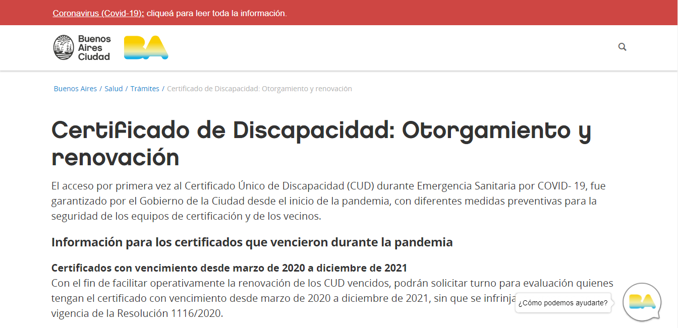 Como Tramitar El Certificado Unico De Discapacidad Cud Renovacion Y