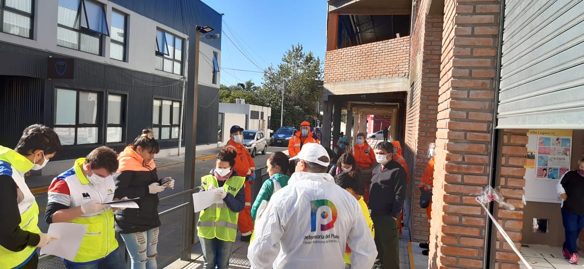 Vacunación en Villa 15