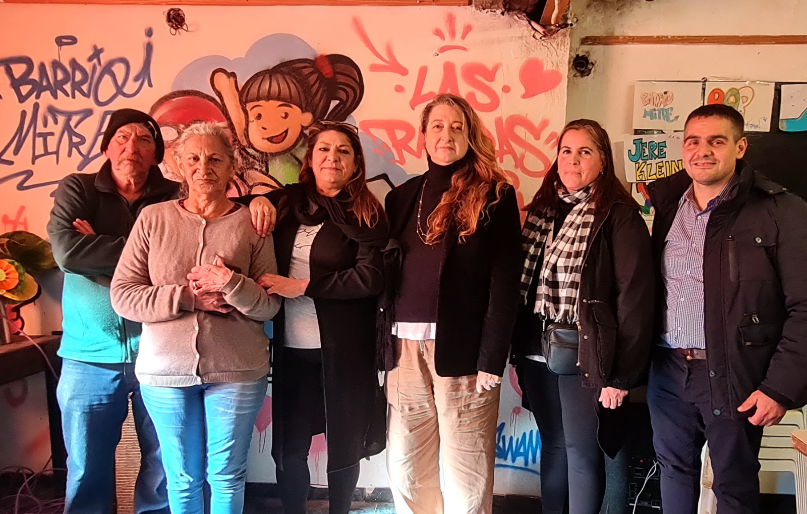 foto reunión madres en lucha