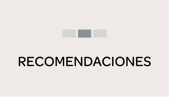 Recomendaciones