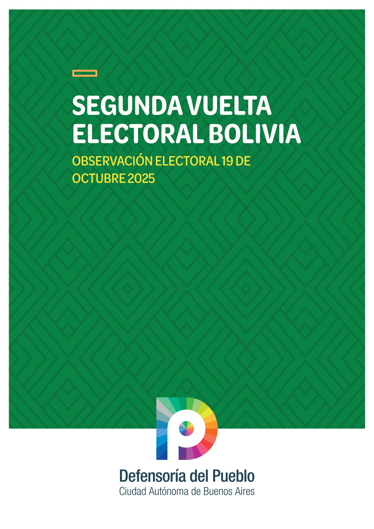 Observación electoral de la segunda vuelta de las elecciones de Bolivia ...