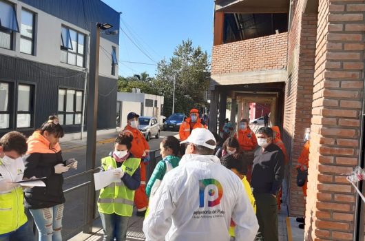 Vacunación en Villa 15