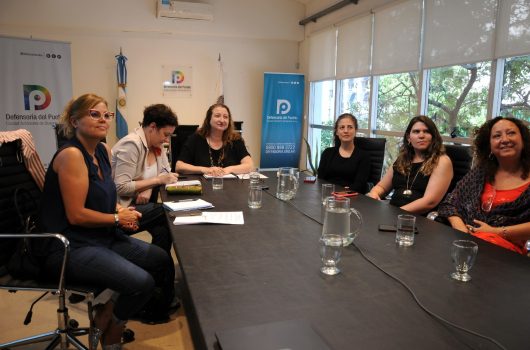 Reunion de la Defensora María Rosa Muiños con la directora de la ONU