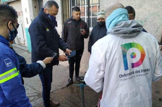 medicion de agua villa 21-21